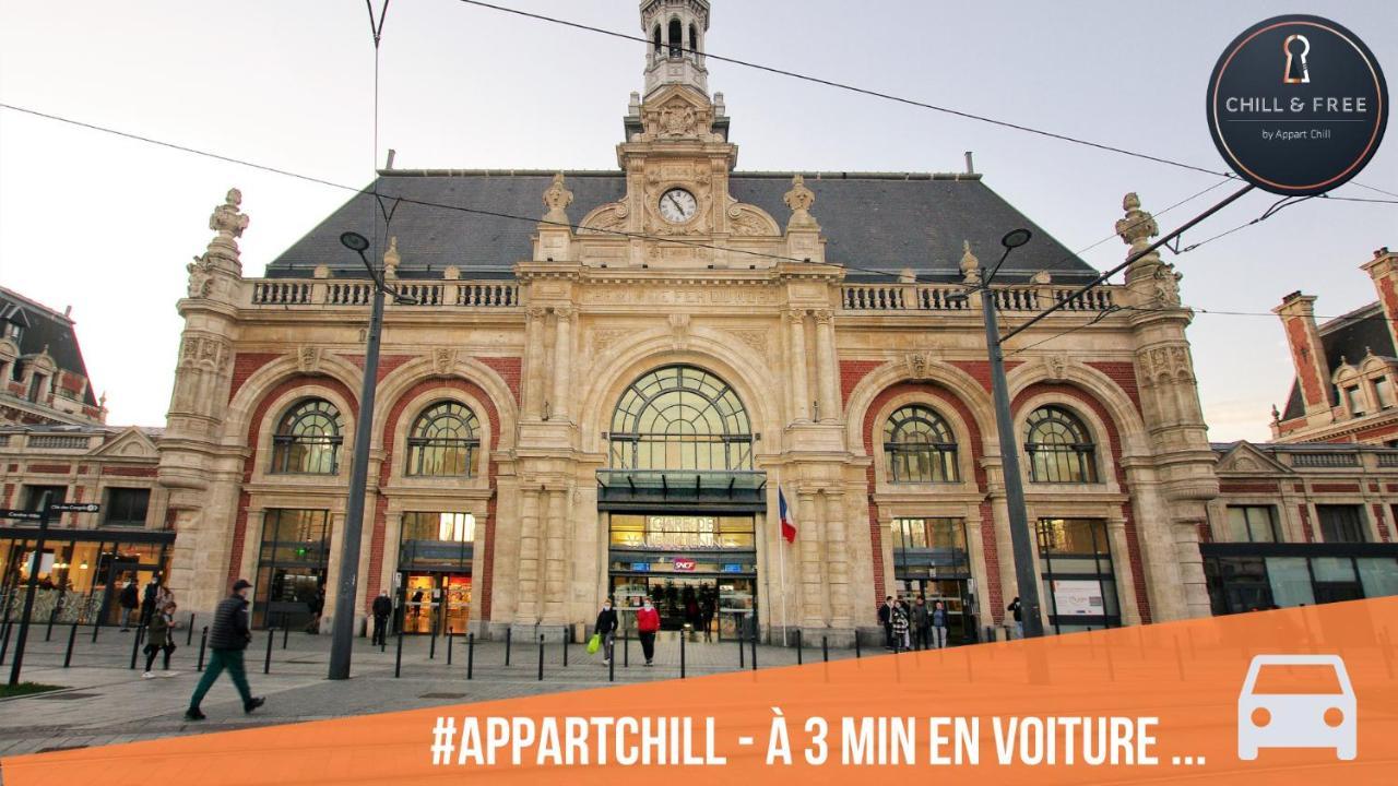 Appart Chill & Free - Proche Centre Valenciennes - Parking Gratuit מראה חיצוני תמונה
